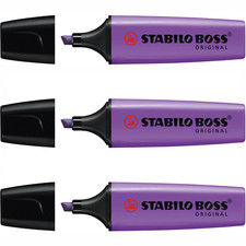 Highlighter STABILO BOSS ORIGINAL Assorted Colours Sets of 3
