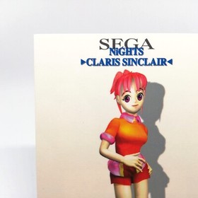 35 CLARIS SINCLAUR NIGHTS SEGA Saturn SEGA FREAKS Game trading card JAPAN