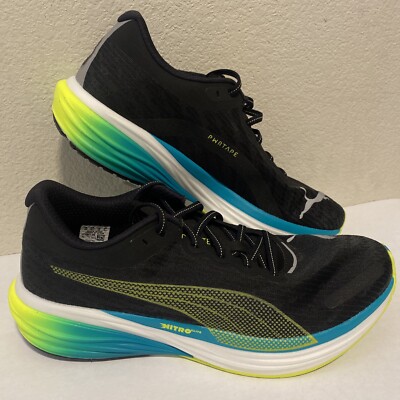 Puma Deviate Nitro Black Running Walking Athletic Shoes 376807-08 Men s Size 13