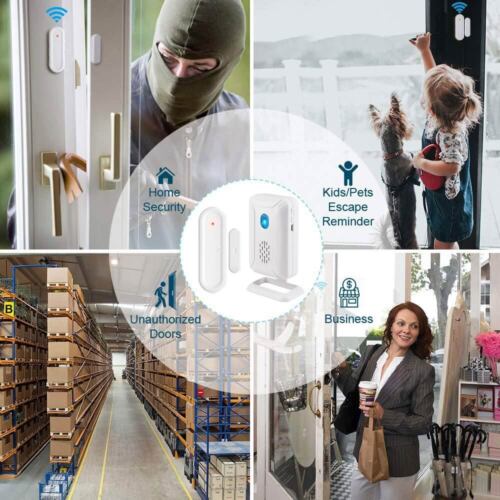 Wireless Door Open Chime Window Alarm with Mute Mode 36 Chime Welcome for Store - Picture 2 of 18