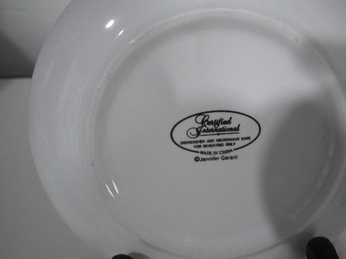 NWT Paris Chefs Set Of 4 Canape Plates 5-3/16" Diameter - Picture 10 of 10