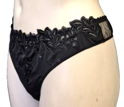 Louisa Bracq Paris Lys Royal String Tanga Gr.40 M Spitze Elegant mesh Schwarz