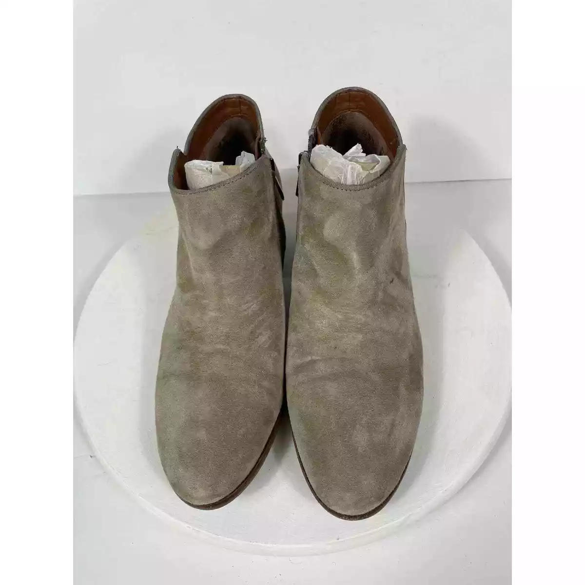 Sam Edelman Putty Suede Ankle Boots Size 9M
