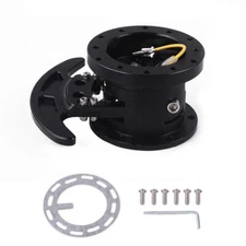 BK Quick Release Hub Steering Wheel Kit Adapter Body Removable Snap Off Boss Kit