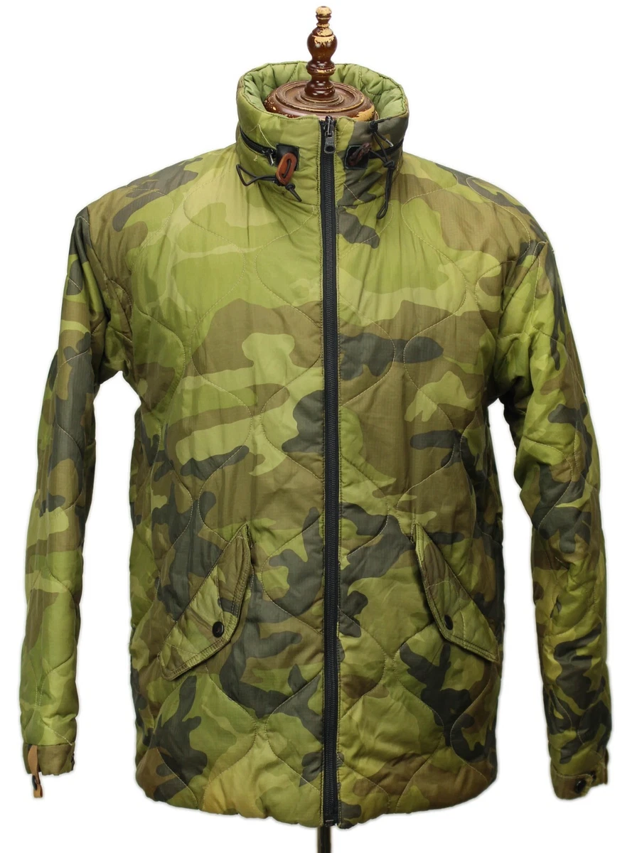 United Carr by Buzz Rickson's Camouflage/Olive Reversible Quilted Jacket ~M