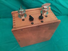 STRUMENTO di Misura in LEGNO Collezione Vintage d'epoca Voltmetro? Amperometro?