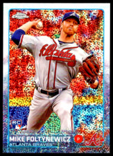 2015 TOPPS UPDATE CHROME #US170 MIKE FOLTYNEWICZ ROOKIE CARD ATLANTA BRAVES/RC. rookie card picture
