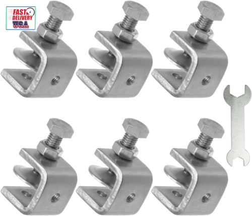 Stainless Steel C Clamps, Mini Tiger Clamp Set for Mounting, Heavy Duty Metal U - Picture 10 of 12