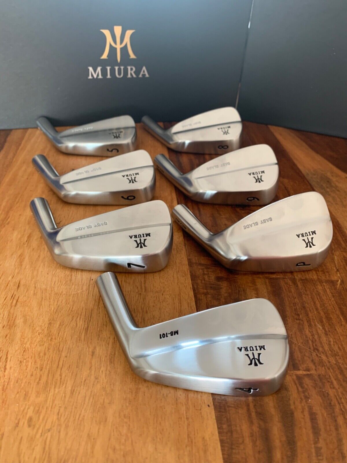 Miura Giken Baby Blade 2.0 Fers 3-PW – 8 Têtes Forgées Japon, Droitier, Acier, NEUF