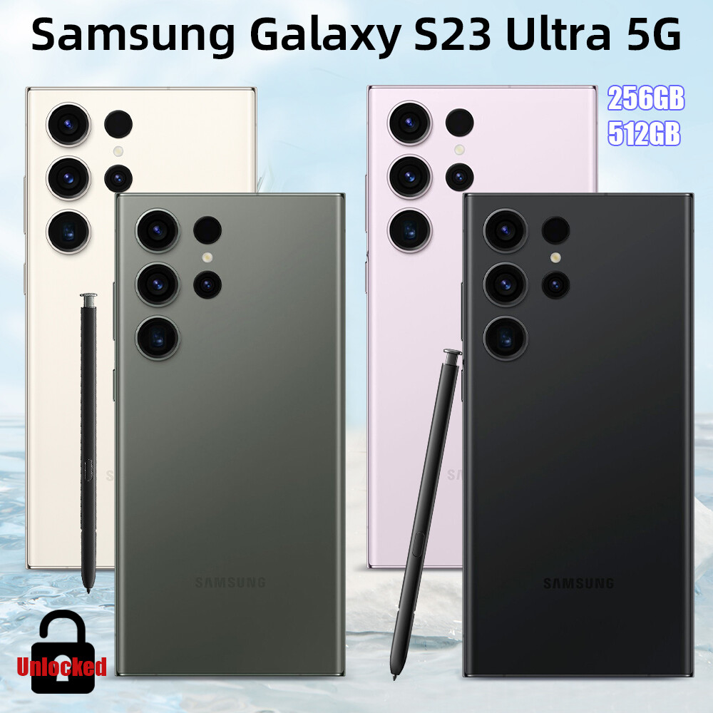 Samsung Galaxy S23 Ultra 5G Unlocked | 256GB/512GB | 8GB RAM