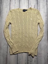 Ralph Lauren Sweater Womens S Aran Cable Knit Fisherman Sweatshirt