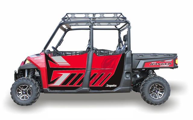 Dragonfire Racing - 07-1124 - HiBoy 4 Door Graphics, Sunset Red for ...