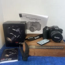 Kodak EasyShare MAX Z990 12.0MP Digital Camera New Batteries Works Great
