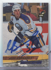 Matthew Barnaby Sabres Autographed 1993-94 Fleer Ultra RC #13 COA 061824MLCD127