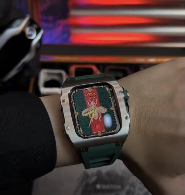 Titanium apple watch case