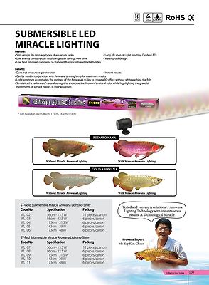 AQUA ZONIC ST RED AROWANA (SUBMERSIBLE) MIRACLE LED LIGHT (143 CM