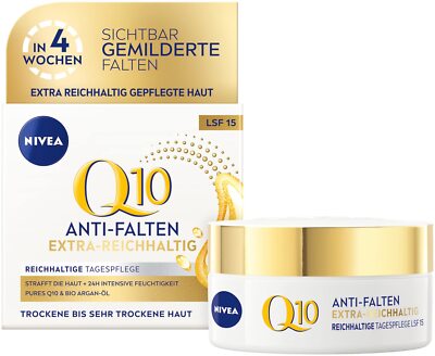 NIVEA Q10 Anti-Falten Extra-Reichhaltig Tagespflege straffende Tagescreme 50ml