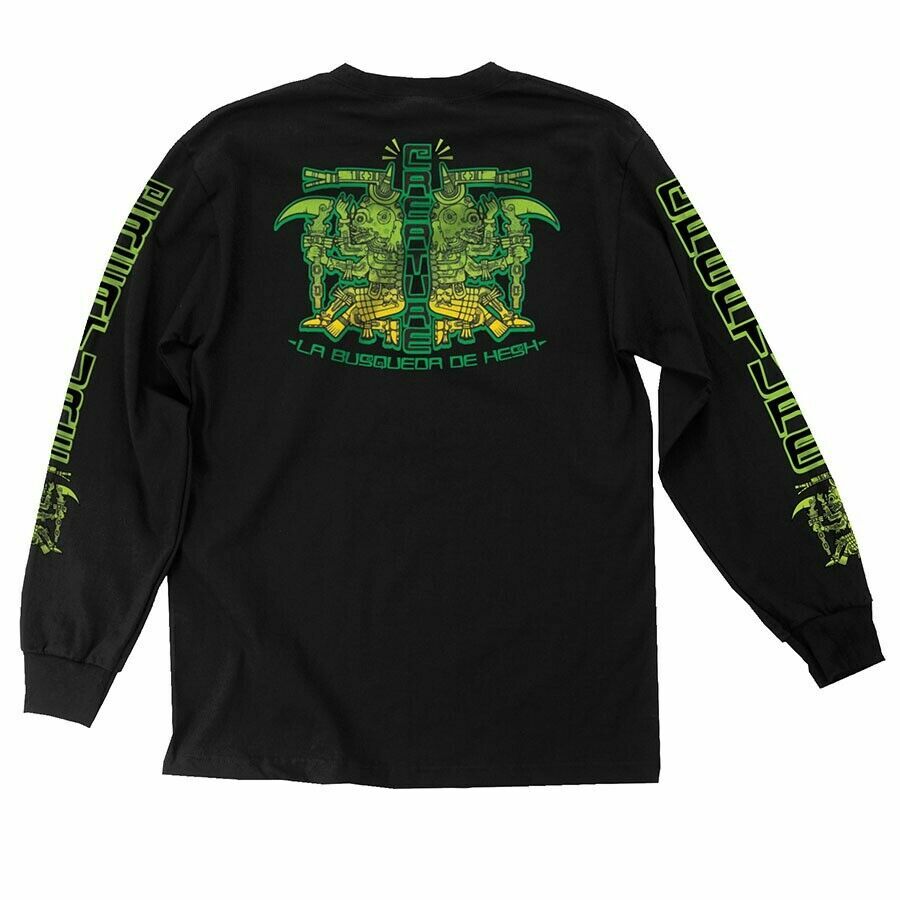 Creature BUSQUEDA DE HESH LONG SLEEVE Skateboard Shirt BLACK | eBay