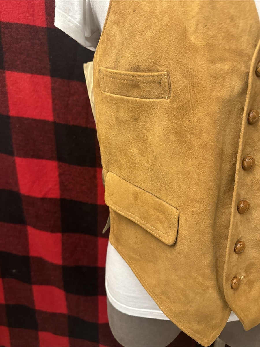 1970s Chaps By Ralph Lauren L 44 USA Union Made Suede