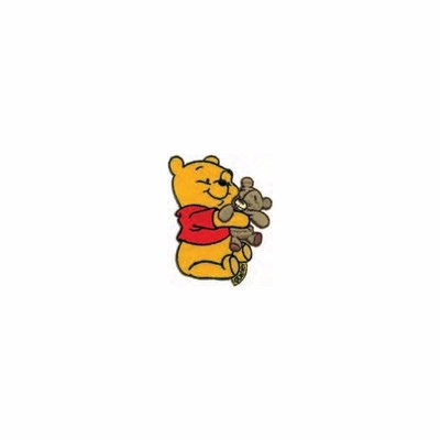 Applikationen Aufbügler Aufnäher Applikation Flicken Winnie Pooh Button MO14501