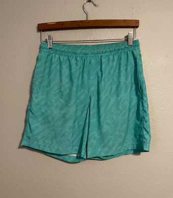 Chubbies Mens Swim Trunks Shorts Medium Green 7'' Inseam Beach Summer READ