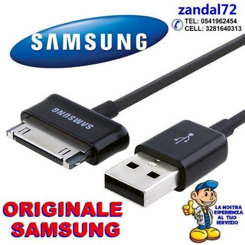 CAVO DATI USB SAMSUNG ORIGINALE GALAXY TAB 2 7.7 P6800 10.1 P5110 N8000 ECC1DP0U - Foto 1 di 1