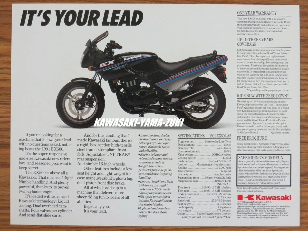1991 2024 kawasaki ex500