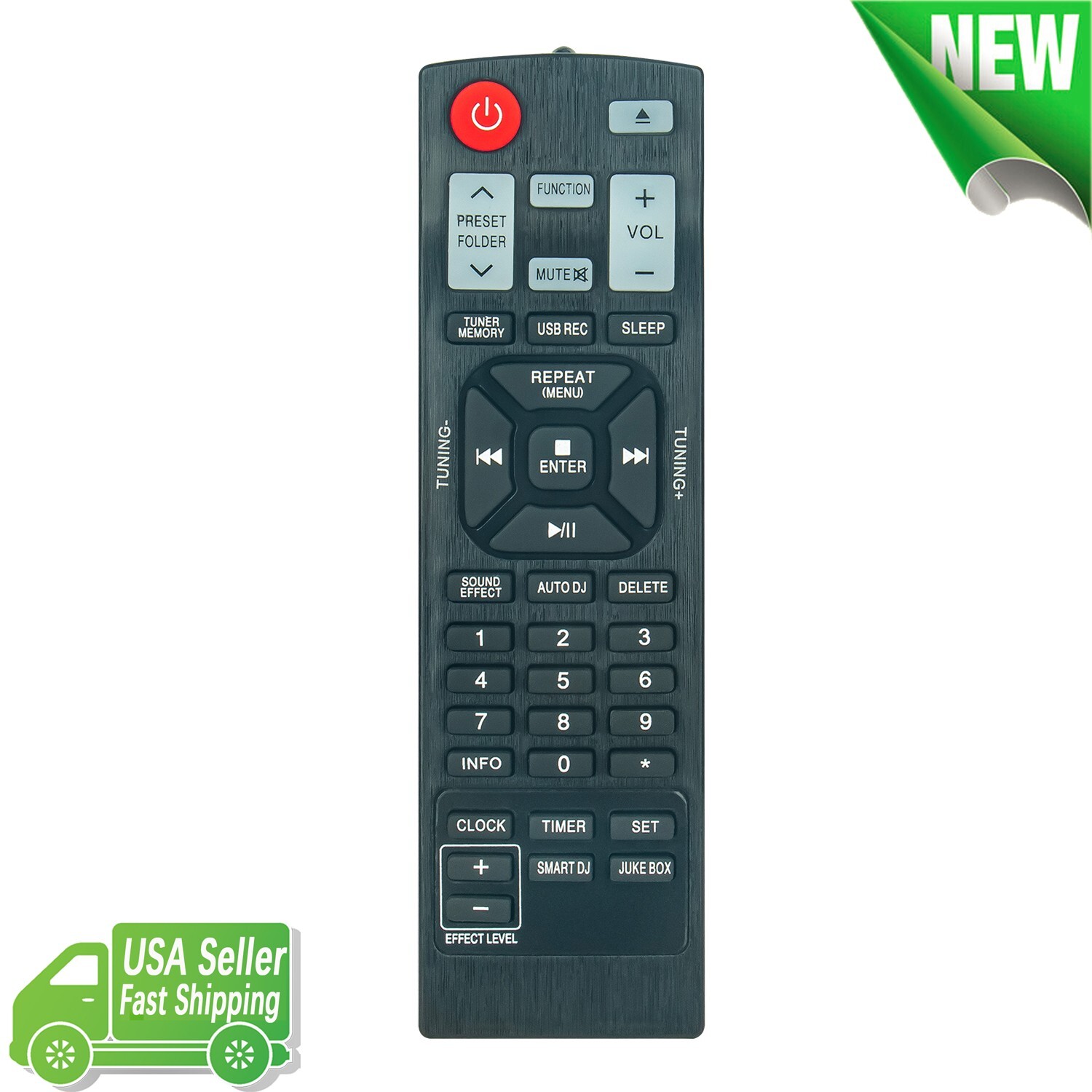 New AKB73655723 Replace Remote For LG CD Home Audio CM9730 CM9940