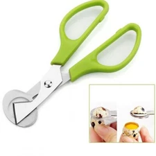 Stainless Steel Quail Egg Scissor Egg Shell Cigar Cutter Green Cracker Brand New