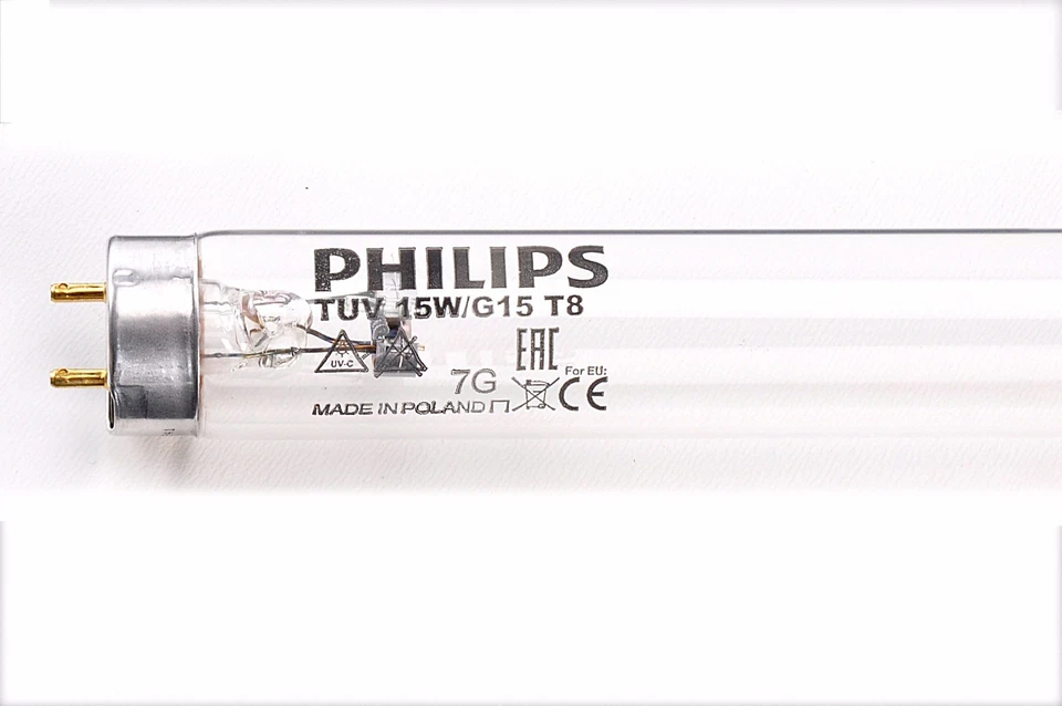 PHILIPS TUV 15W/G15 T8 54V Lampada Germicida UV-C