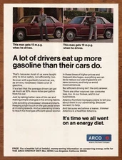 1980 ARCO Energy Vintage Print Ad/Poster 80s Retro Car Man Cave Bar Art Décor 