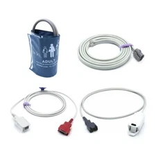 GE Healthcare Compatible Accessories Kit Bundle - Cuff, Hose, SpO2 Masimo Adapte