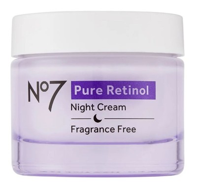 No7 Pure Retinol Night Repair Cream Collagen For Anti-Aging Fine Lines Wrinkles