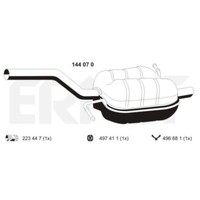 Ernst EndschalldäMpfer SchalldäMpfer FüR VW Passat Variant 1.6 FSI