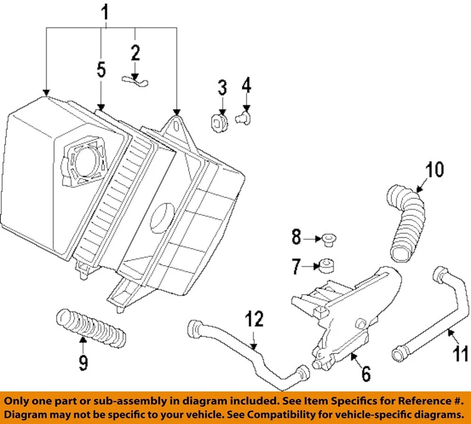 Conjunto de filtro de aire usado se adapta a: Audi Cabriolet 1998 grado A Foto 3 de 4