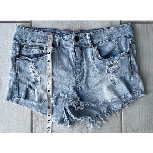 Eunina Womens Jean Shorts Blue 