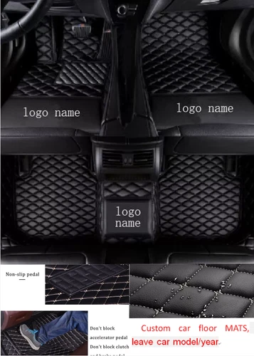 Fit for Hyundai All Models Car Floor Mats Luxury Custom Auto Carpets Waterproof - Imagen 13 de 35