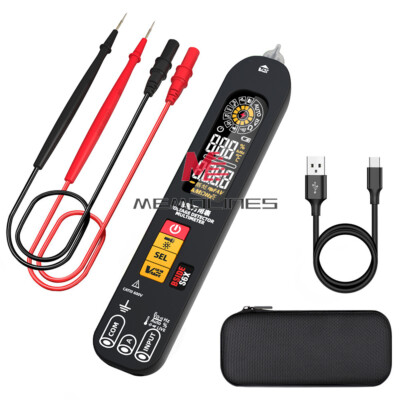 S6 Backlight Digital Multimeter Pen Rechargeable DC/AC Voltage Current Tester