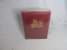 Holy Bible NKJV Red Letter Family Edition Leather Nelson 255BGCE 1985 New/Sealed
