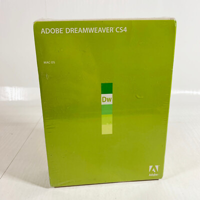 [NEW SEALED] Adobe Dreamweaver CS4 for MAC OS Retail