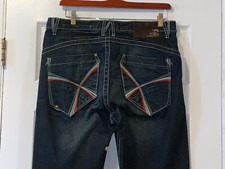 VINTAGE Y2K AKADEMIKS MENS JEANS SIZE 36 INSEAM IS 32"
