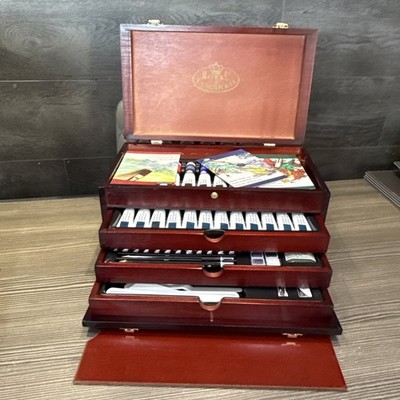 Royal & Langnickel Künstler Malerei Truhe Premier Set Mischtechnik 80 Teile UVP 160£