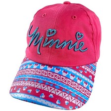 Minnie Mouse Disney Parks Authentic Cap Embroidered Youth Size Adjustable