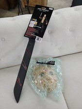 Friday the 13th Jason Voorhees Mask Machete Halloween Hockey Mask Prop Set
