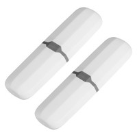 2Pcs ReisezahnbüRstenetui Weiß Tragbarer ZahnbüRstenhalter FüR Zu Hause Reisen