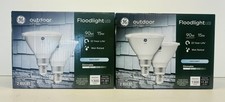 GE Outdoor 90w Rep LED Flood Bulbs PAR38 Med Base Wet Rated Daylight 1050 2-Pack