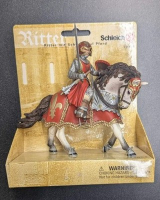 Schleich Ritter 70056 Ritter mit Schwert auf Pferd Toy Figure