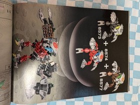 2003 - Lego Bionicle 8573-8578 BOHROK TAL Complete set of 6 - Kranas & Manuals