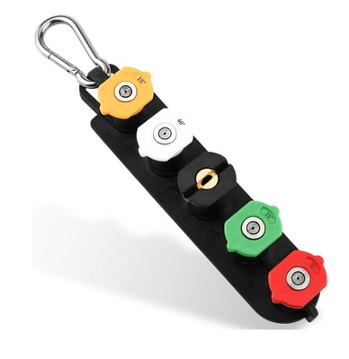 #ad 5 Pc Pressure Washer Tips 0 65 Degrees 2.5 GPM Quick Connect Multicolor $19.98