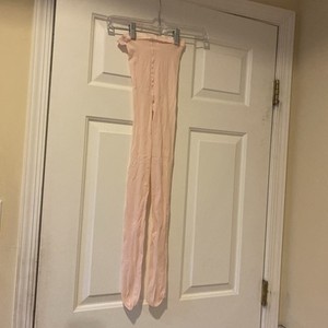Capezio Girls Dance Pink Tights Sz L